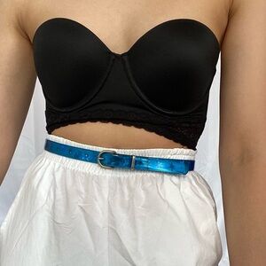 5/$25 Vintage Blue Star Skinny Belt